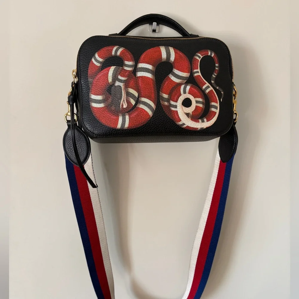 Gucci King snake Leather Bag - Picture 7 of 8